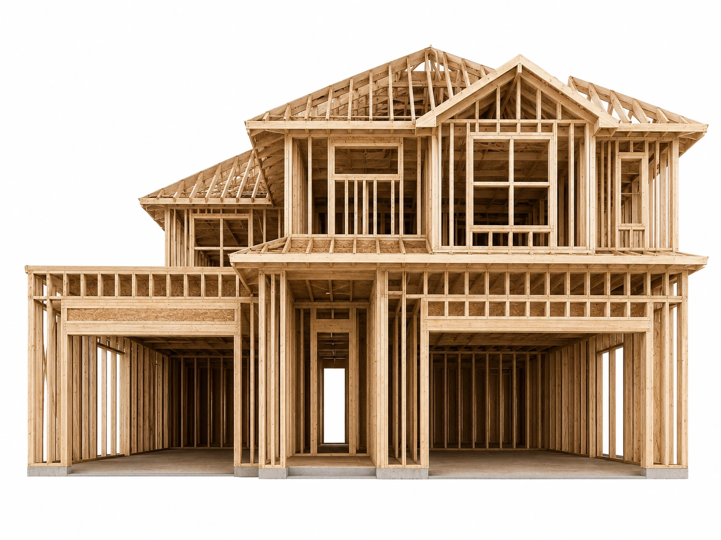 Locked Roofing structural framing system